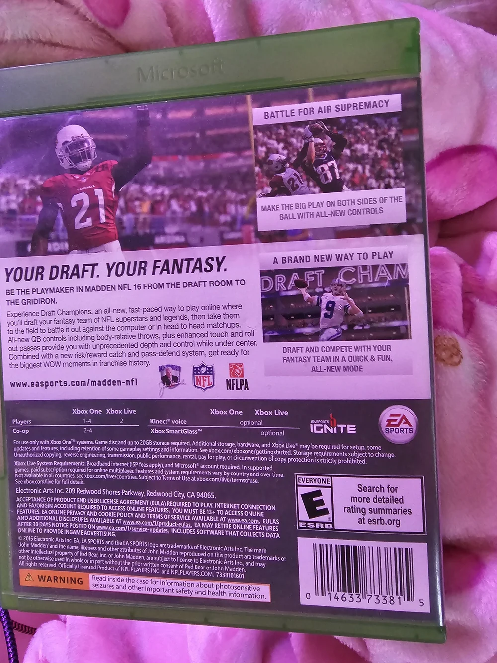 Madden NFL 16 for Xbox One Lightly Used Retail $23